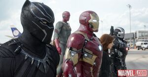 Captain America: Civil War photos - Black Panther, Ironman, 
