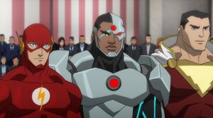 Flash and Cyborg team-up in Flash film