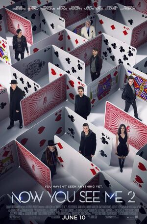 A maze of cards in the new poster for Now You See Me 2