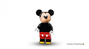 Mickey Mouse in Lego minifigure form