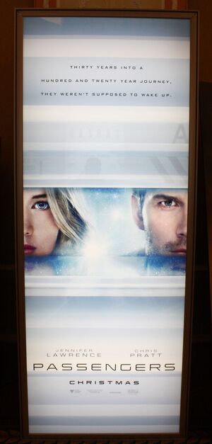 First poster for 'Passengers' at CinemaCon
