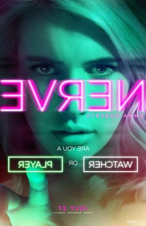 Nerve poster starring Emma Roberts