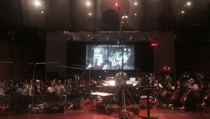 David Ayer shares a shot from a scoring session for the 'Sui