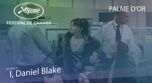 Ken Loach's 'I, Daniel Blake' Winners Palme D'Or at Cannes F