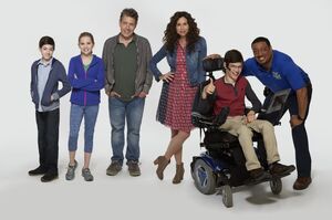 Speechless cast photo - L to R: Mason Cook as Ray Dimeo, Kyl