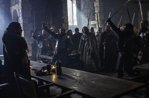 Lords rally for the king in the north, S6E10