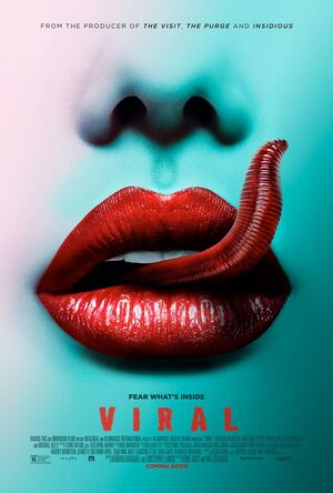 The official poster for 'Viral' is suitably unsettling