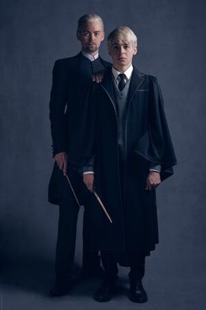 First look at Draco and Scorpius Malfoy in Harry Potter and 