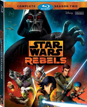 Blu-ray cover for 'Star Wars Rebels'