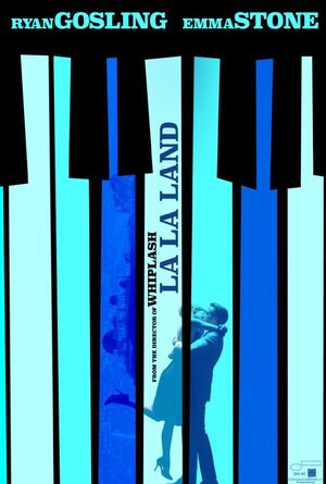 La La Land Poster. Ryan Gosling, Emma Stone