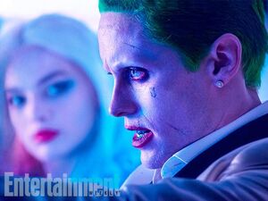 Harley Quinn (Margot Robbie) and Joker (Jared Leto)