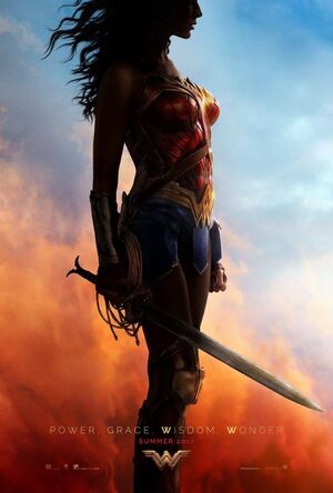 Wonder Woman poster revealed by Gal Gadot on twitter