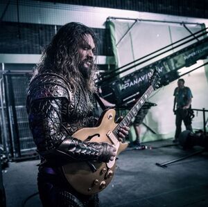 New image of Jason Momoa as Aquaman from the set of 'Justice