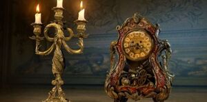First look at live action versions of Lumiere and Cogsworth!