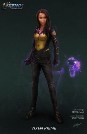 New look Vixen in the upcoming supporting role for Legends o