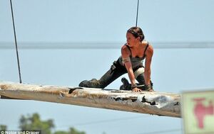 Alicia Vikander in 'Tomb Raider'