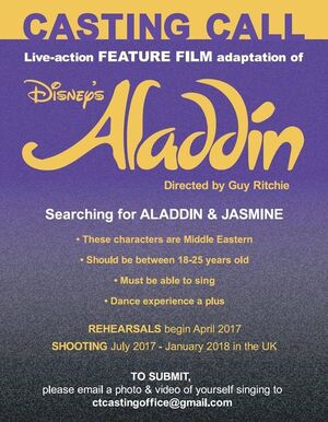 Aladdin Casting Call