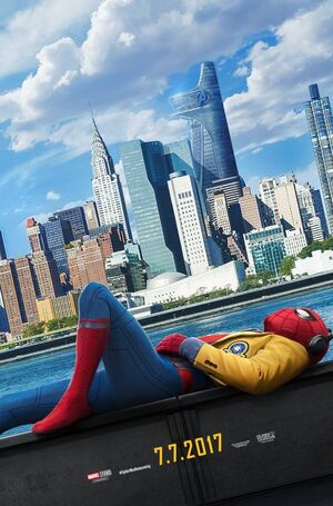 Chill out with Spider-Man in the official poster for 'Spider