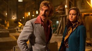 Sharlto Copley and Brie Larson in 