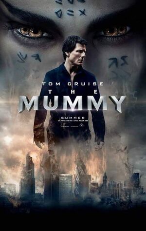 The Mummy poster featuring Tom Cruise