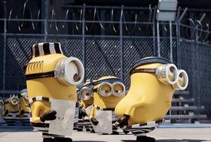 The Minions, adjusting to prison life, in 