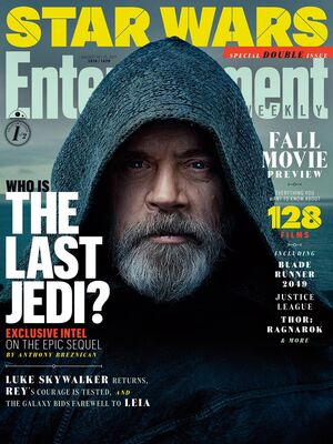 Luke Skywalker on the cover of EW

This year's Fall Movie Pr