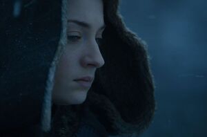 Sansa, plotting at Winterfell