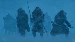 Snow and others prepare for battle