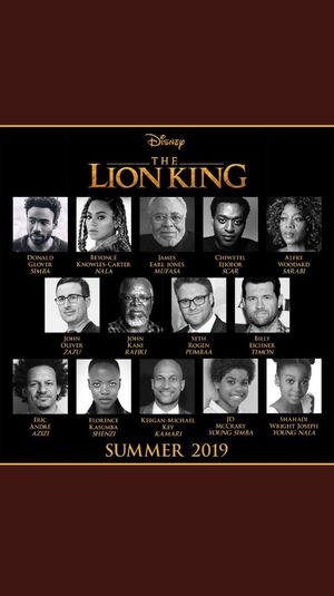 The Lion King cast!