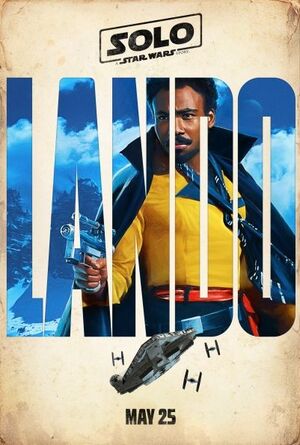 First look at Donald Glover as Lando Calrissian.