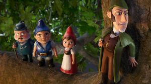 Watson, Gnomeo, Juliet and Sherlock Gnomes
