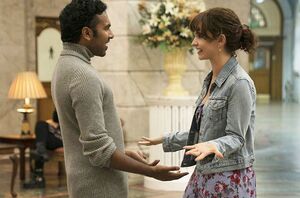 Himesh Patel and Lily James