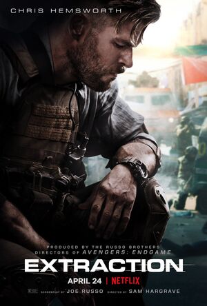 'Extraction' poster - Chris Hemsworth (Netflix)
