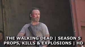 The Walking Dead Season 5: Behind The Scenes Props, Kills an
