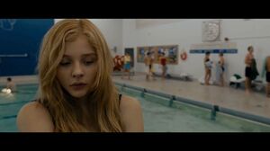 Chloe Grace Moretz shows her telekinetic skills in Carrie