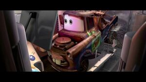 Mater goes to Japanese toilet, Cars 2