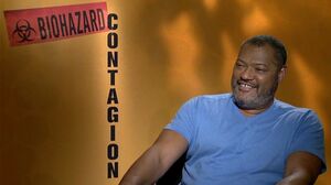 Laurence Fishburne talks about the secret weapon, being the ringmaster and Kate Winslet in Contagion