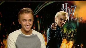Tom Felton talks about playing Draco Malfoy in Harry Potter 7 Part 2