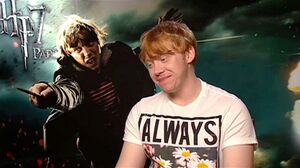 Rupert Grint talks about playing Ron Weasley in Harry Potter 7 Part 2