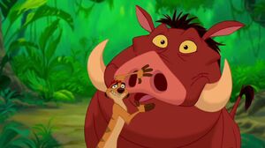 Timon and Pumbaa explain Hakuna Matata. Lion King 3D