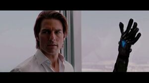 Blue is glue. And when it's red? Dead. Mission Impossible 4