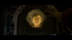 Jack Harper finds Julia (Olga Kurylenko) in Oblivion