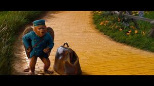 You don't like bananas? Of course I love bananas. I'm a monkey. Oz the Great and Powerful