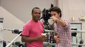 Hugh Jackman and Sugar Ray Leonard talk about working together on Real Steel