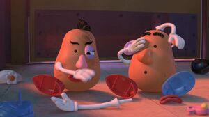 The Potato Head Family in Toy Story 3