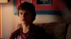 Ansel Elgort has a chat with a shrink in Men, Women & Children, IRL