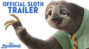 Zootopia Official Us Sloth Trailer