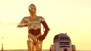 Our favourite old droids meet our favourite new one in the l