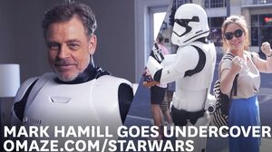 Mark Hamill Takes to the Streets as a Storm Trooper for a Wo