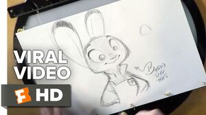 Zootopia Viral Video - How To Draw Judy Hopps
